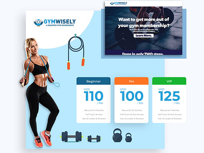 Social Media Post for GymWisely by ED brand brand design social social app social media socialmedia ui ui ux ui design uidesign uiux ux ux design uxdesign