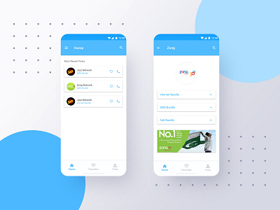 Mobile UI Design for App