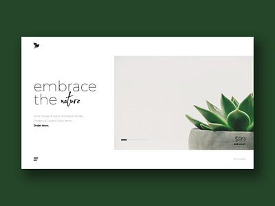 Embrace the nature app design design inspiration illustration landing page minimal portal design ui ui design ui design inspiration ui inspiration ux ux design web website app website design