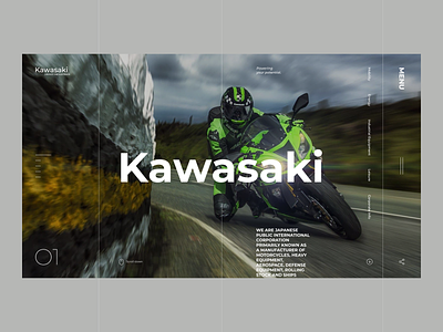 Kawasaki - Website/UI Concept