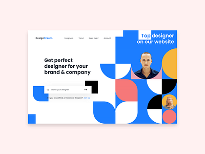 Design agency - Web Concept(Freebie)