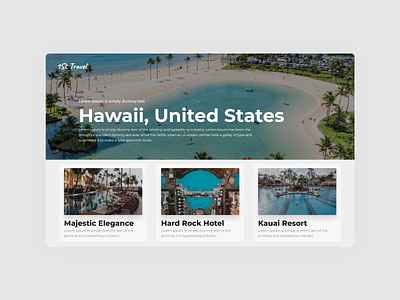 1st Travel - Travel agency website