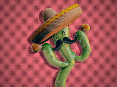 Happy Cinco De Mayo!!!!!!!!! 3d cactus cinco de mayo