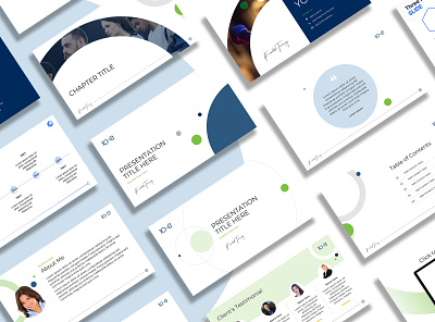 Minimalistic PowerPoint Template branding design google slide powerpoint template presentation design template