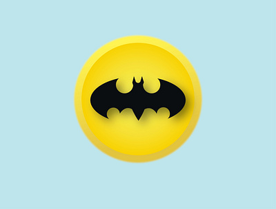 Batman icon batman creative icon design illustration