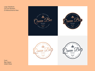 Queen Bee Logo Variations