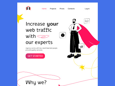 Marketing Agency UI business homepage marketing ui web website