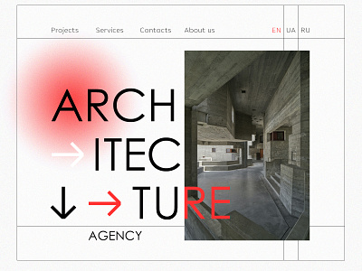 Architecture agency main page