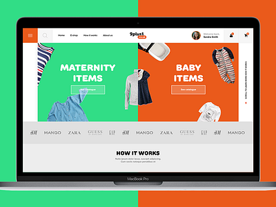 (wip) Maternity & Baby Clothes Rental clothes e shop green how it works orange price pricing rental service store wear