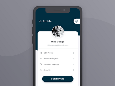 Mobile App | Profile View