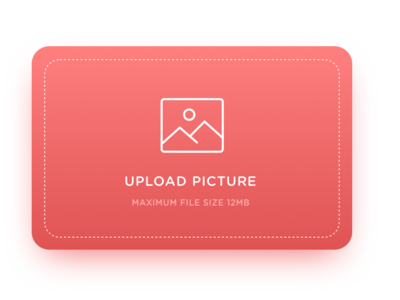 Upload Dialogue design dilawer dribbble flat gradients icons iphone mobile peach picture red ui user interface vector web