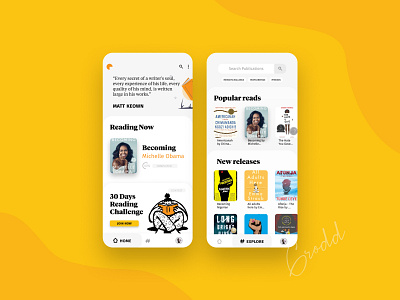 Bookgram challenge concept design illustration instagram popular social media ui design ux