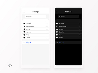 Daily Challenge #007 app challenge dailyui figma log out popular recent settings page ui ui design