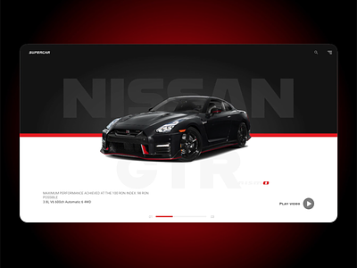 Nissan GTR project nissan prototype ui uidesign ux uxdesign uxui
