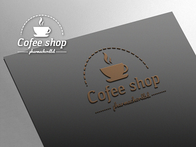 Coffee shop logo design branding business card coffee coffee cup coffee shop color illustration invoice design logo logo design stationery items typography vector