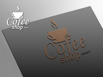 Coffee shop logo design branding business card coffee shop color fashion invoice design logo logo design real estate logo stationery items typography vector