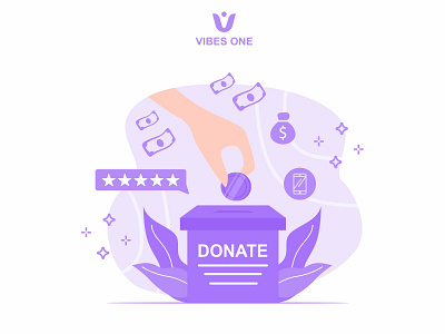 Donation design donate donation flat help helping illustration people vector