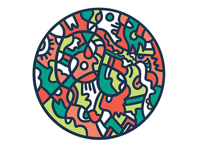 Ayyy (Finished) adobe draw circle color illustration ipad pro pattern rugrats tiger vector
