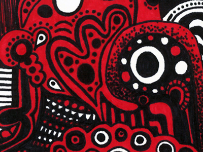 Eyes illustration pattern design