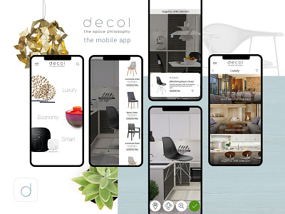 Decol App - UI/UX Design - Art Direction
