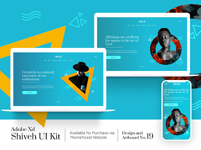Shiveh UI Kit business concept design fashion graphic interface multipurpose responsive ui ui design ui kit ux web web design website wpa