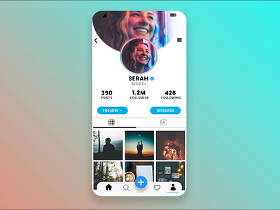 Instagram redesign by Anurag Patidar on Dribbble