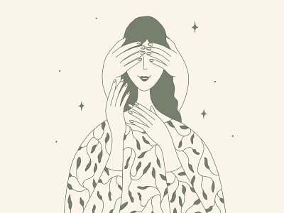 Guess Who closed eyes couple dress female floral game girl girl cgara girl character guess hand illustration lifestyle man mystery people secret vector woman woman character