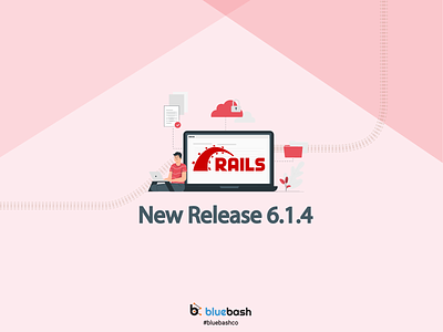 RAILS - New Release 6.1.4 branding graphic design motion graphics ui
