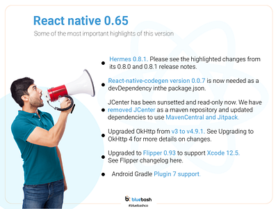 React Native 0.65 is Released Now! react reactnative