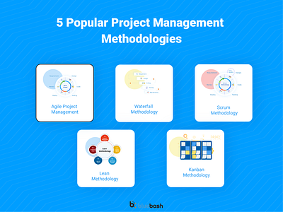 5 Popular Project Management Methodologies branding design ehr software illustration project management ui