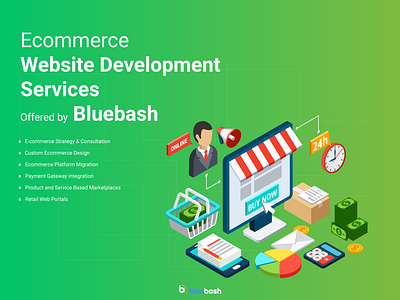 Ecommerce Website Development Services Offered by Bluebash