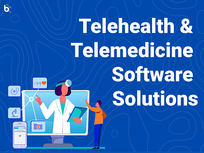 Telehealth & Telemedicine Software Solutions branding design ehr ehr software illustration typography ui ux