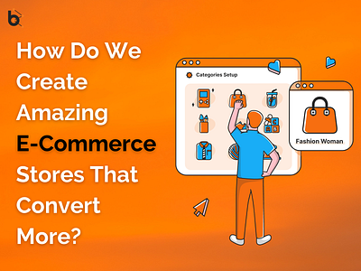 How do we create amazing E-commerce stores that convert more? branding design ehr ehr software graphic design illustration logo ui ux vector