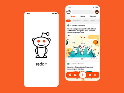 Reddit Designs Themes Templates And Downloadable Graphic Elements On Dribbble