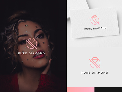 Beauty Brand Logo for Pure Diamond