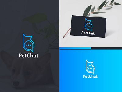 PetChat Logo branding creative design designs graphic design icon illustration inspiration logo logotype minimal typography