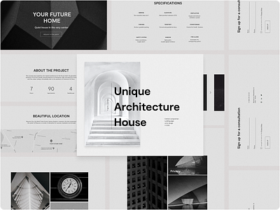 A new era in architecture Landing page