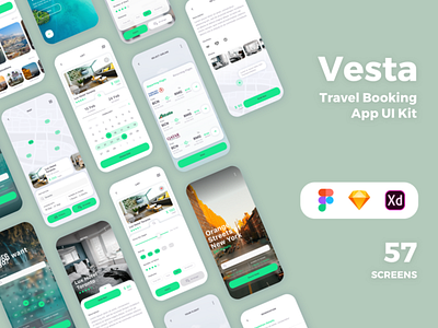 Travel Booking App UI Kit