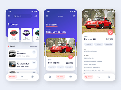 Car Marketplace Concept adobe xd app car concept icon logo marketplace typography ui ux