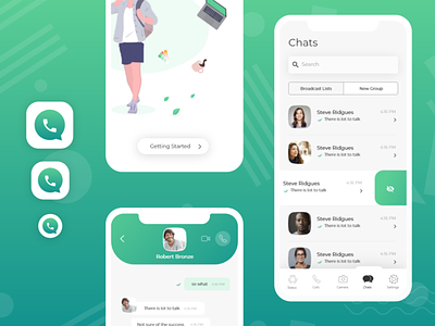 Whats App Redesign adobe xd redesign redesign concept whatsapp