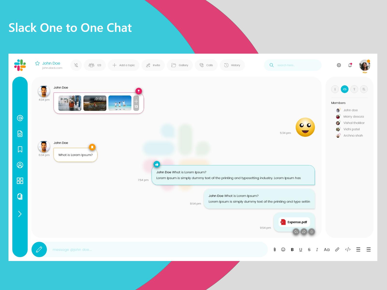 Chat Web App by Pankita Rathod on Dribbble