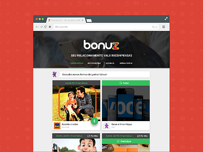 Página inicial - bonuz.com bonuz bonuz.com material design web