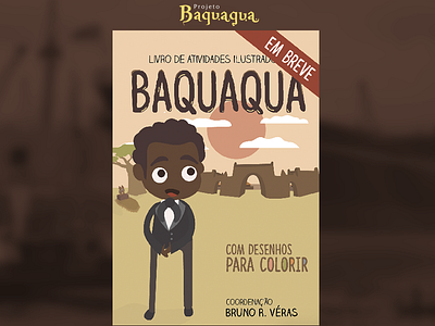 Capa da revista de atividades do Baquaqua cover illustration magazine print