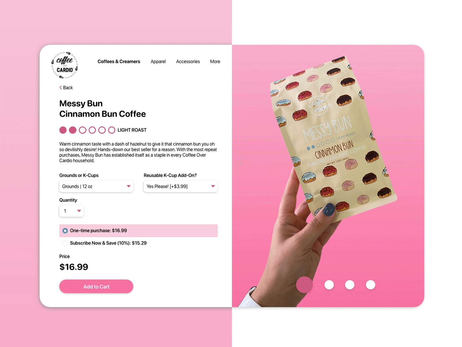 Daily UI 012 - E-Commerce Shop app design coffee daily 100 challenge dailyui dailyuichallenge product design typography uidesign ux design uxui web design