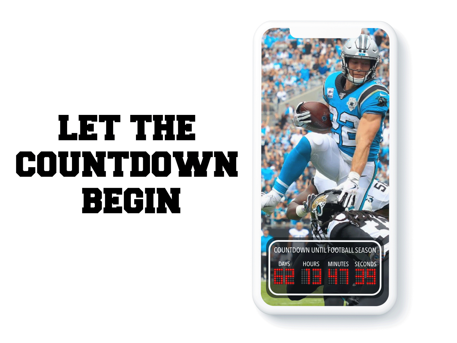 Daily UI - 014 - Countdown Timer app app design countdown countdowntimer daily 100 challenge dailyui dailyuichallenge football product design timer ui ux design uxui