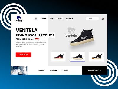 Web Design Ventela shoes