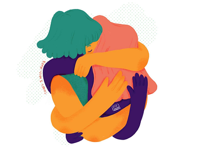 Things I miss: Hugs character colourslovers design editorial design illustration palette spot illustration