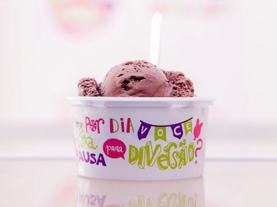 Inventiva Ice Cream Parlor icecream lettering package