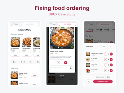 Dine-in Food Ordering at Restaurants