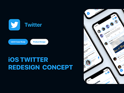 iOS Twitter Redesign Case Study Cover